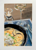 Ravioli and Wine